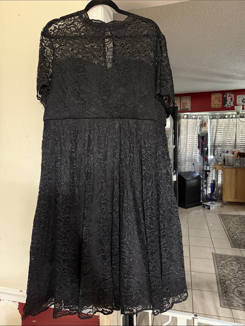 Torrid Elegant Black Lace Midi Dress - Classic Women's Dress